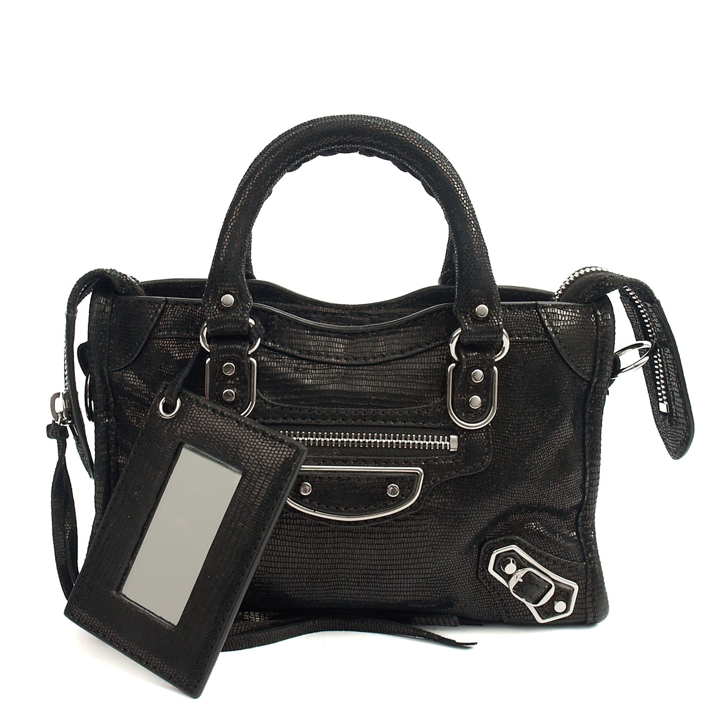 Balenciaga Mini Bag Classic City - Mini in Black, Fabric — Alternate View 8