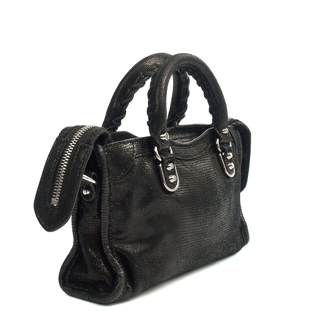 Balenciaga Mini Bag Classic City - Mini in Black, Fabric — Alternate View 9