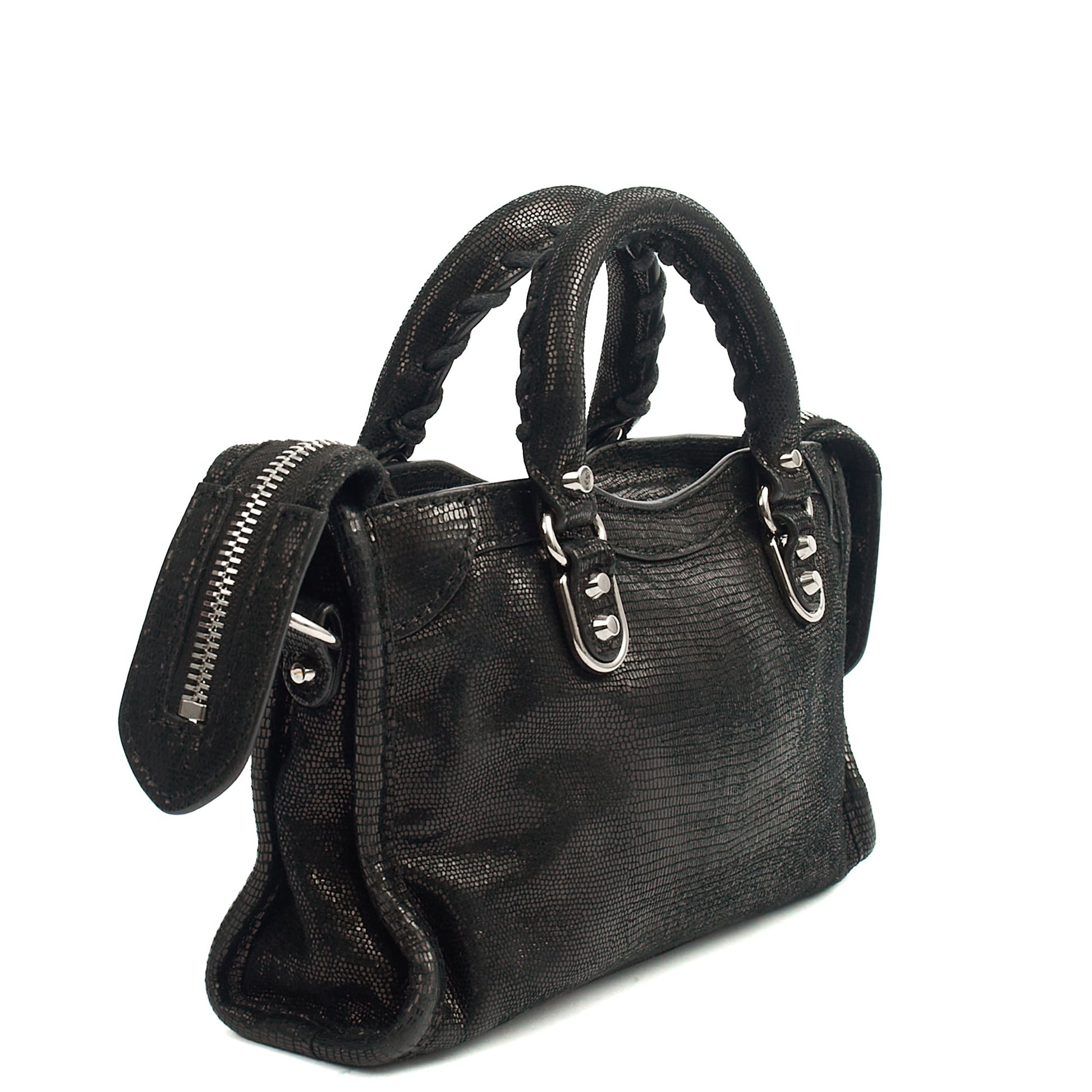 Balenciaga Mini Bag Classic City - Mini in Black, Fabric — Alternate View 9