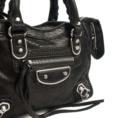 Balenciaga Mini Bag Classic City - Mini in Black, Fabric — Lifestyle View