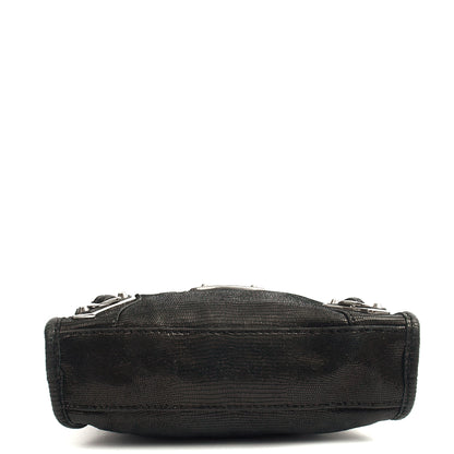 Balenciaga Mini Bag Classic City - Mini in Black, Fabric — Top View