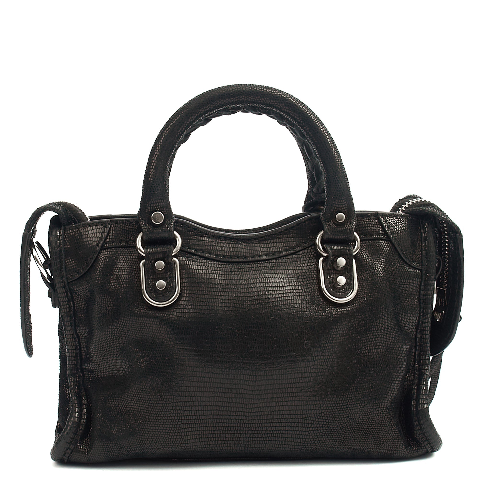 Balenciaga Mini Bag Classic City - Mini in Black, Fabric — Alternate View 10