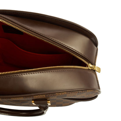 Louis Vuitton Top Handle Saria in Damier Ebene, Canvas — Alternate View 7
