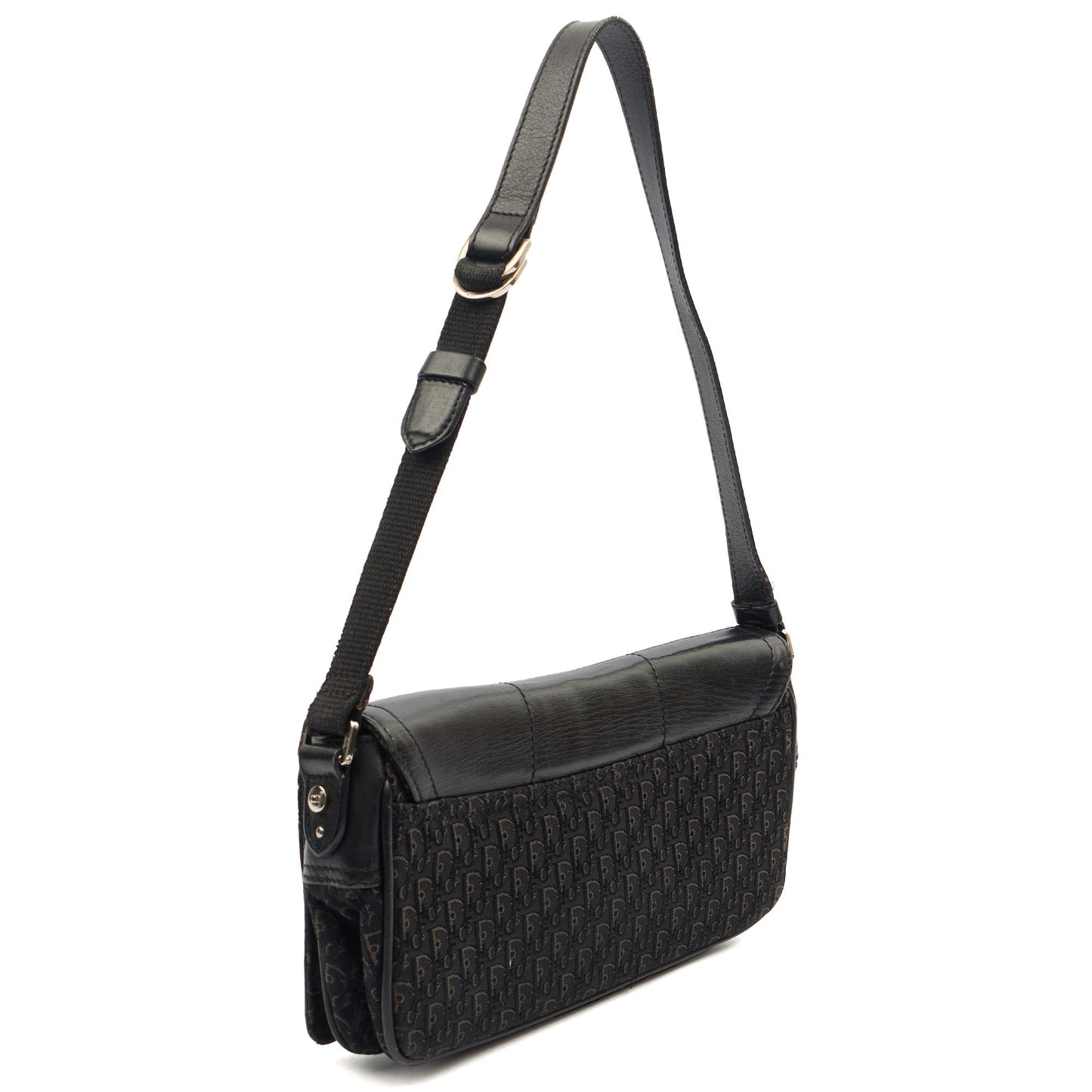 Christian Dior Shoulder Bag Street Chic Hobo - Mini in Black, Leather — Back View