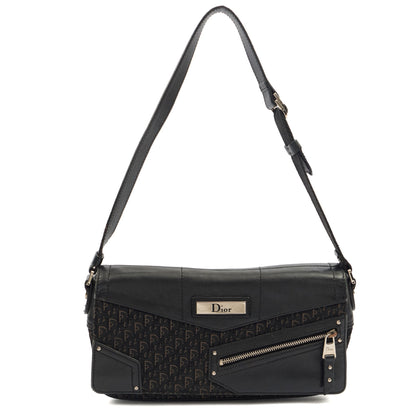 Christian Dior Shoulder Bag Street Chic Hobo - Mini in Black, Leather — Front View