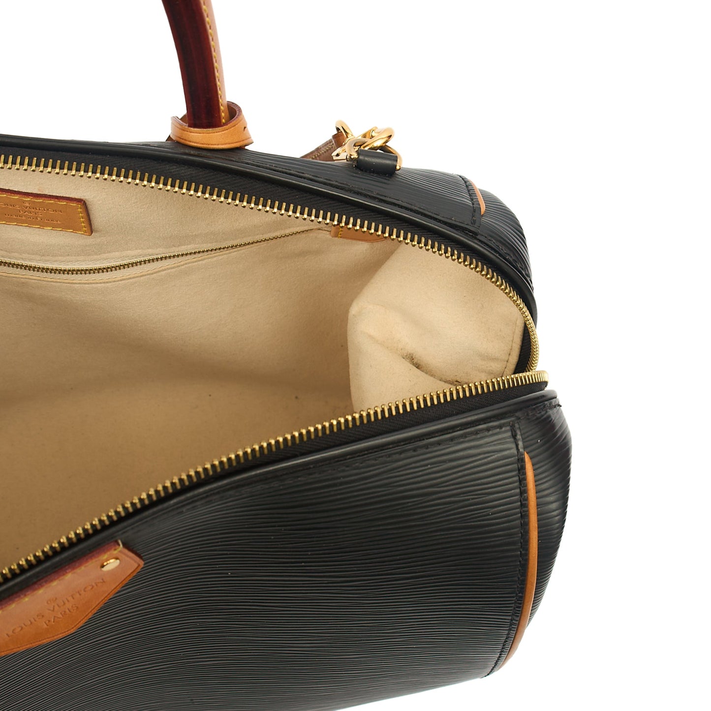 Louis Vuitton Top Handle Doc bag in Black, Epi Leather — Alternate View 7