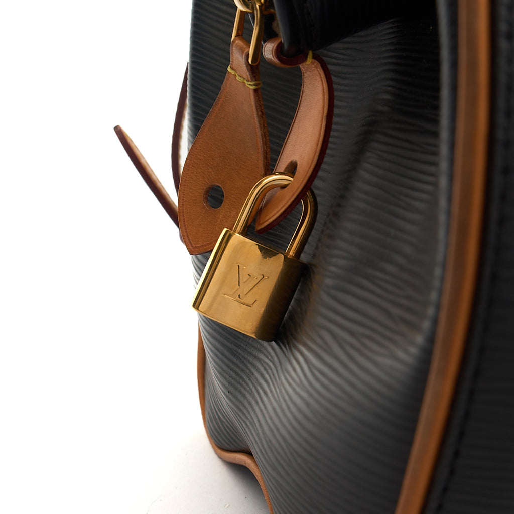 Louis Vuitton Top Handle Doc bag in Black, Epi Leather — Alternate View 12