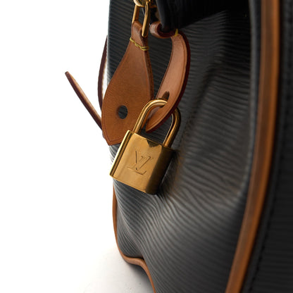 Louis Vuitton Top Handle Doc bag in Black, Epi Leather — Alternate View 12