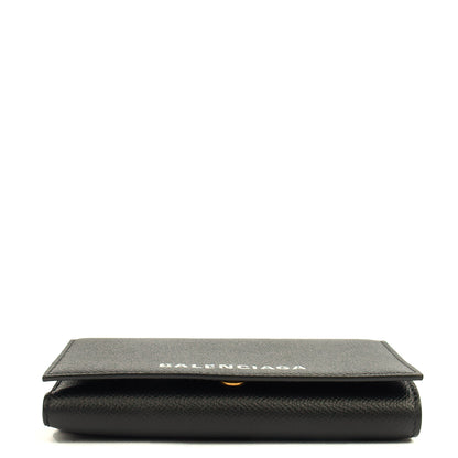 Balenciaga Cross Body Gossip Wallet On Chain in Black, Veau (Calfskin) — Detail View