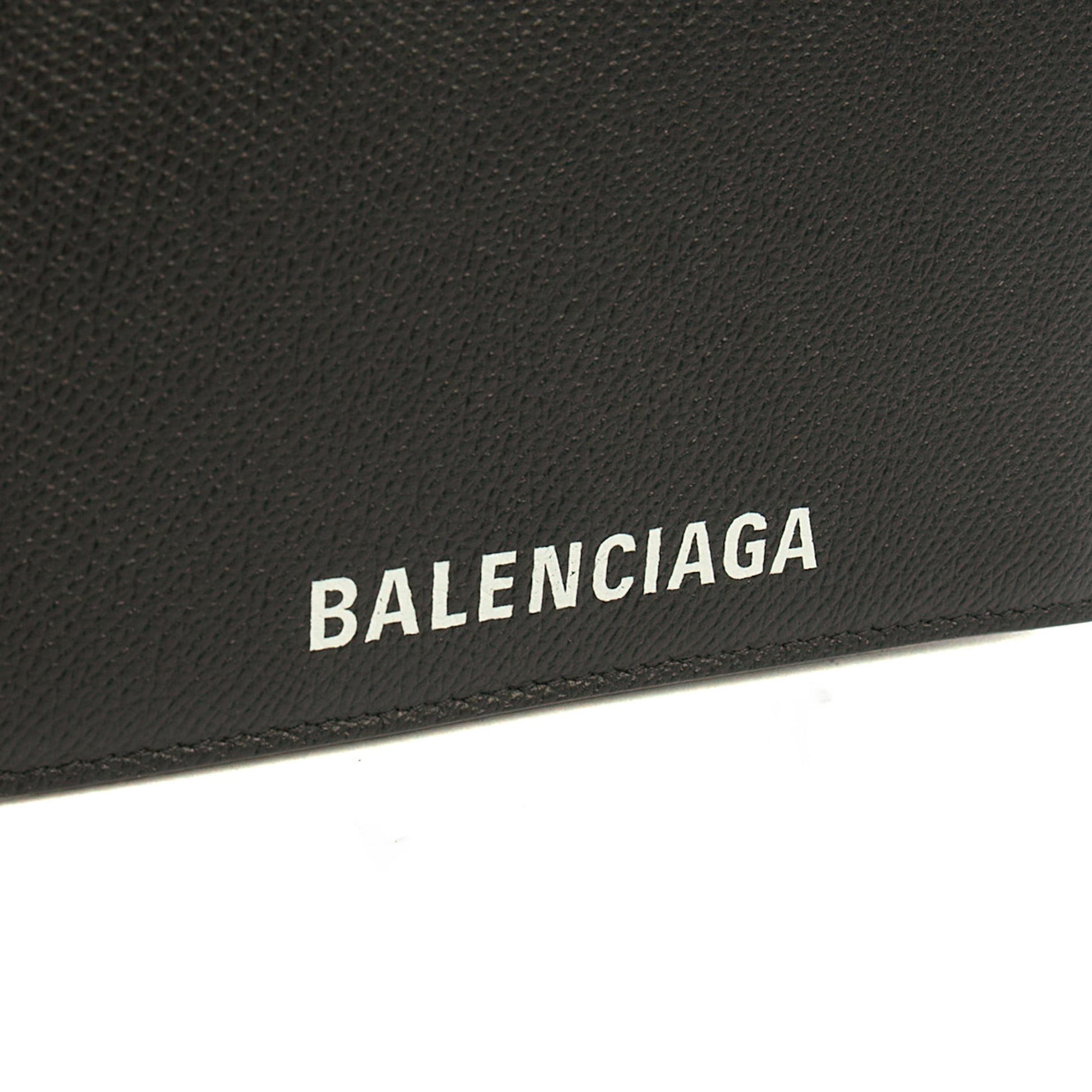 Balenciaga Cross Body Gossip Wallet On Chain in Black, Veau (Calfskin) — Lifestyle View