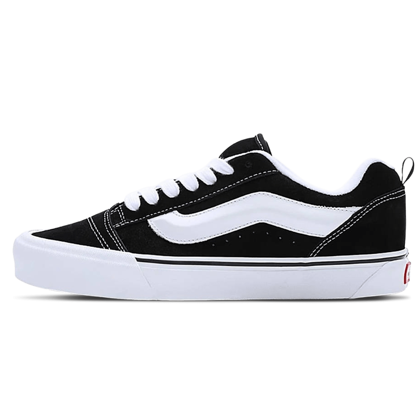 Vans Knu-Skool 'Black White' — UK 2.5 | EU 34.5 | US 3.5 — Front View