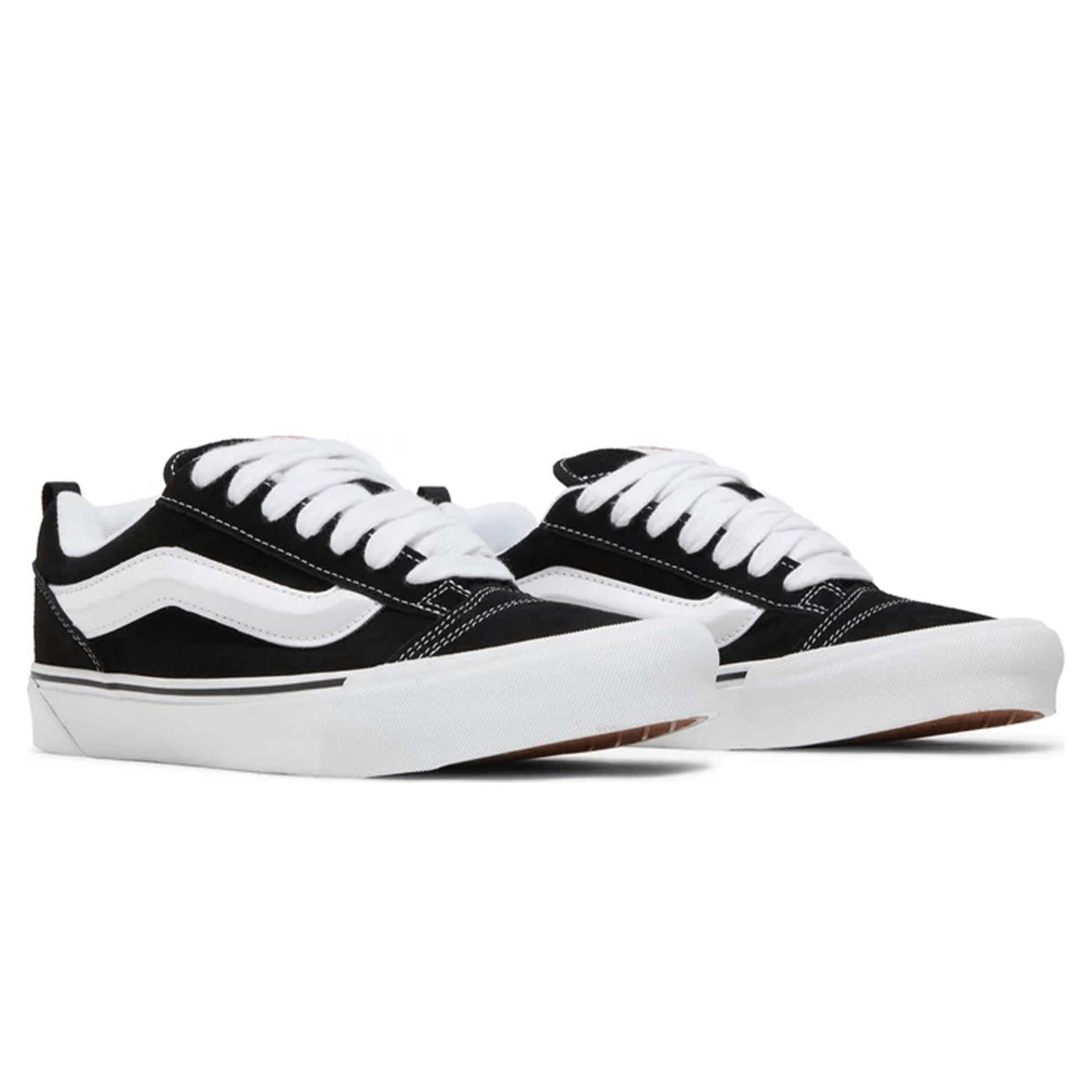 Vans Knu-Skool 'Black White' — UK 2.5 | EU 34.5 | US 3.5 — Back View