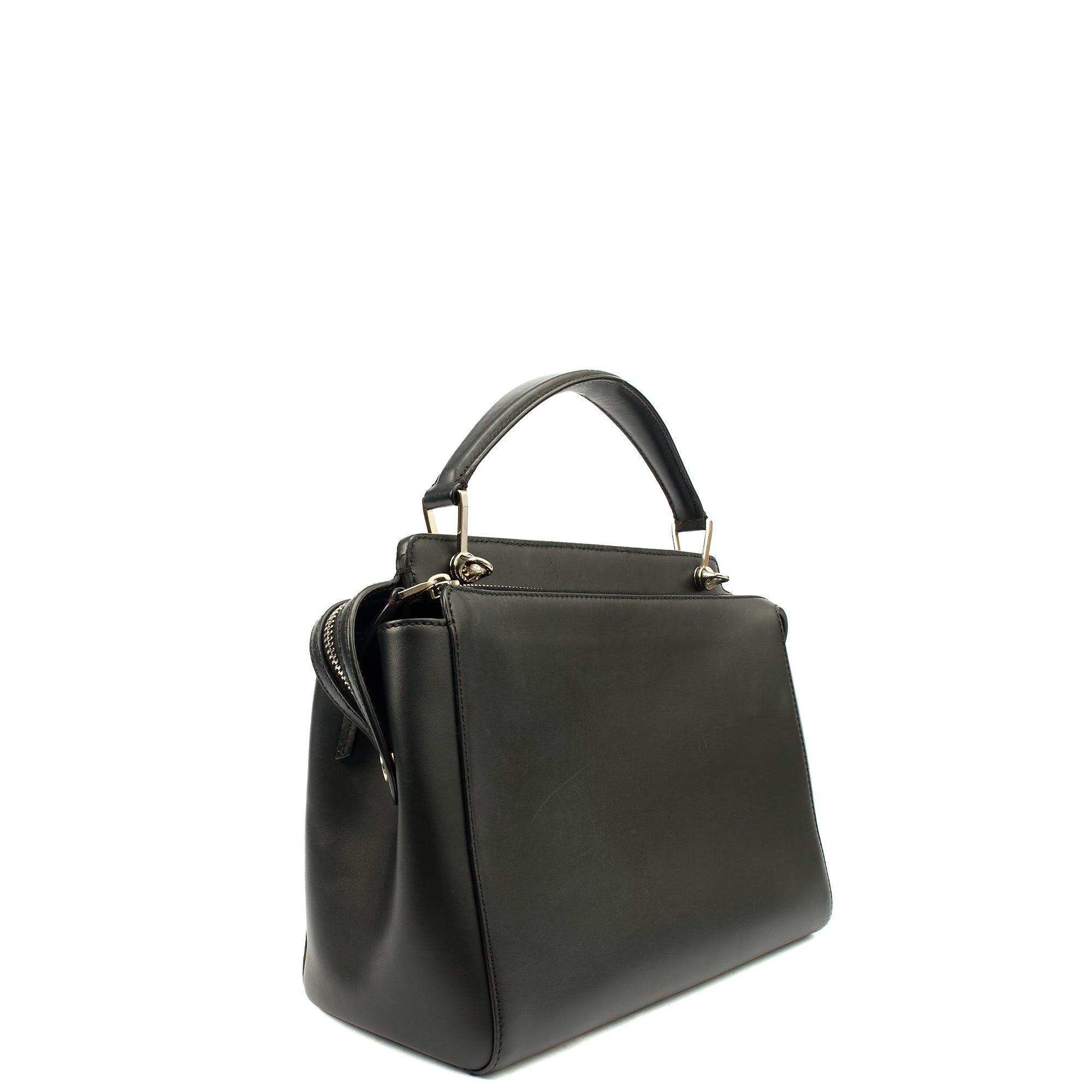 Fendi Tote Dot Com in Black, Leather — Alternate View 18