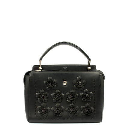 Fendi Tote Dot Com in Black, Leather — Alternate View 9
