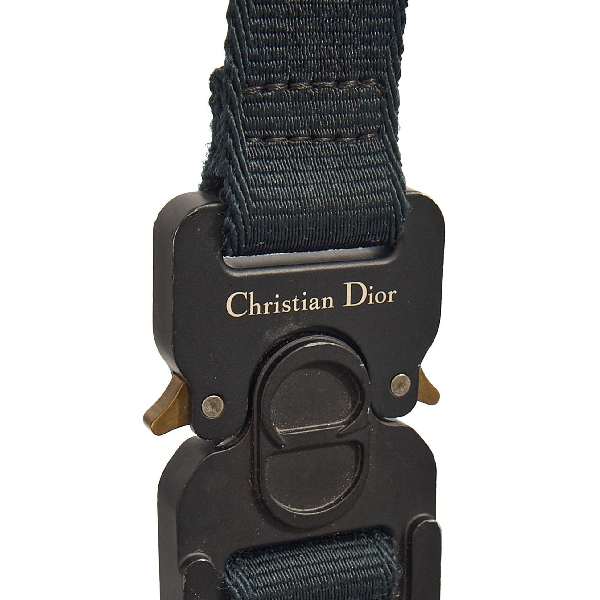 Christian Dior Mini Bag Mini Saddle in Green, Fabric — Alternate View 9