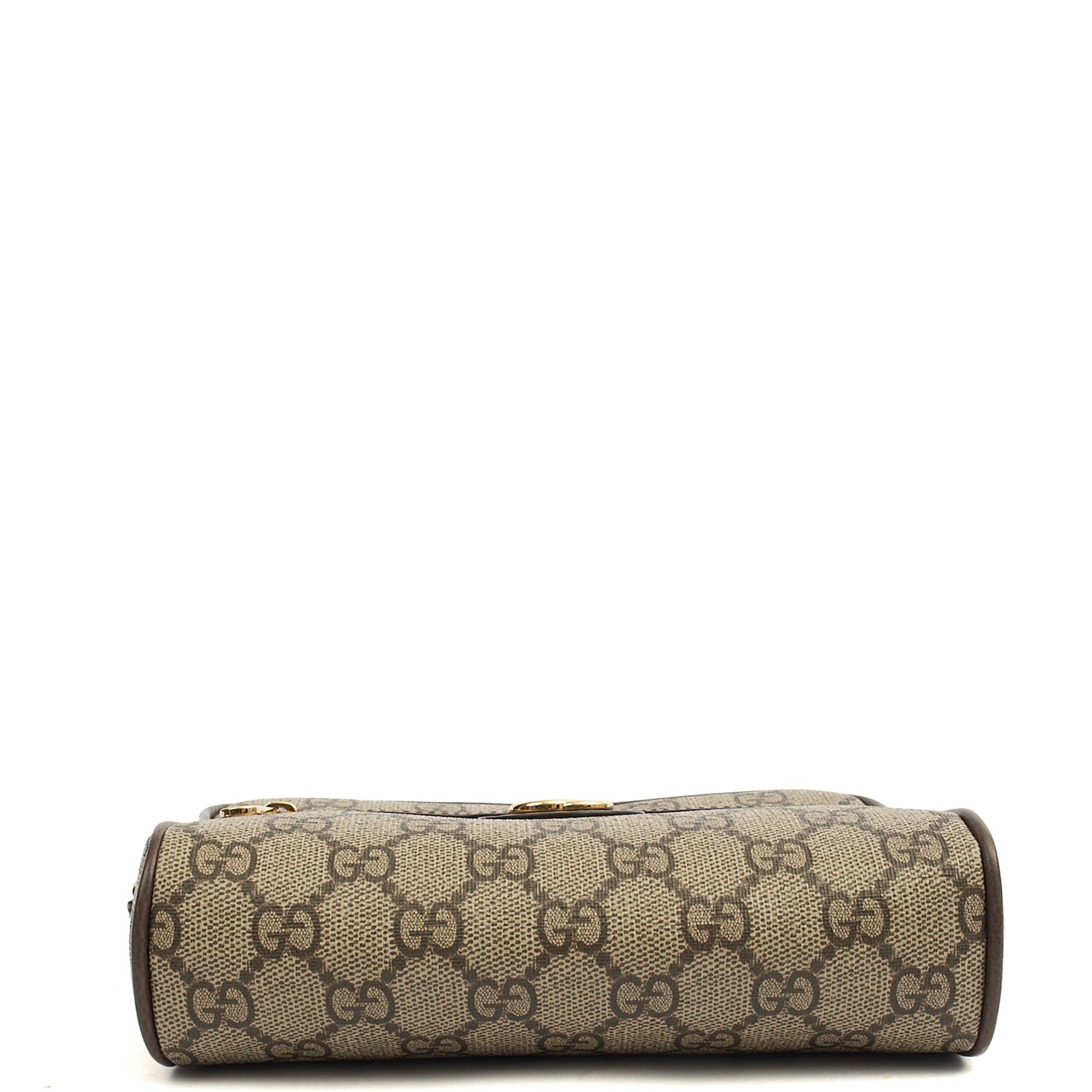 Gucci Cross Body Ophidia Camera Bag in GG Supreme, Leather — Top View