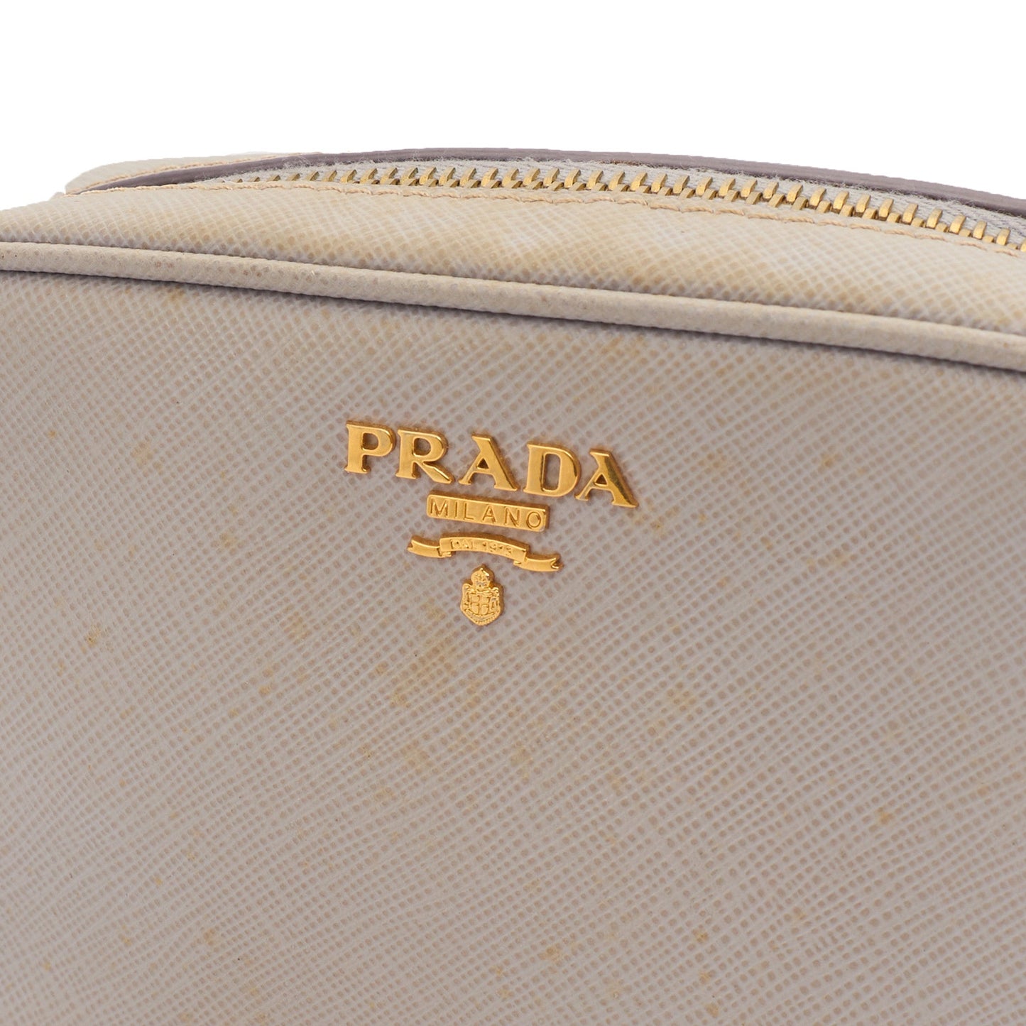 Prada Cross Body Crossbody in Purple, Saffiano Leather — Side View