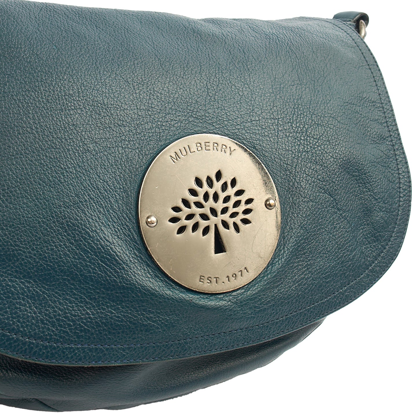 Mulberry Satchel Daria Satchel in Blue, Leather — Alternate View 12