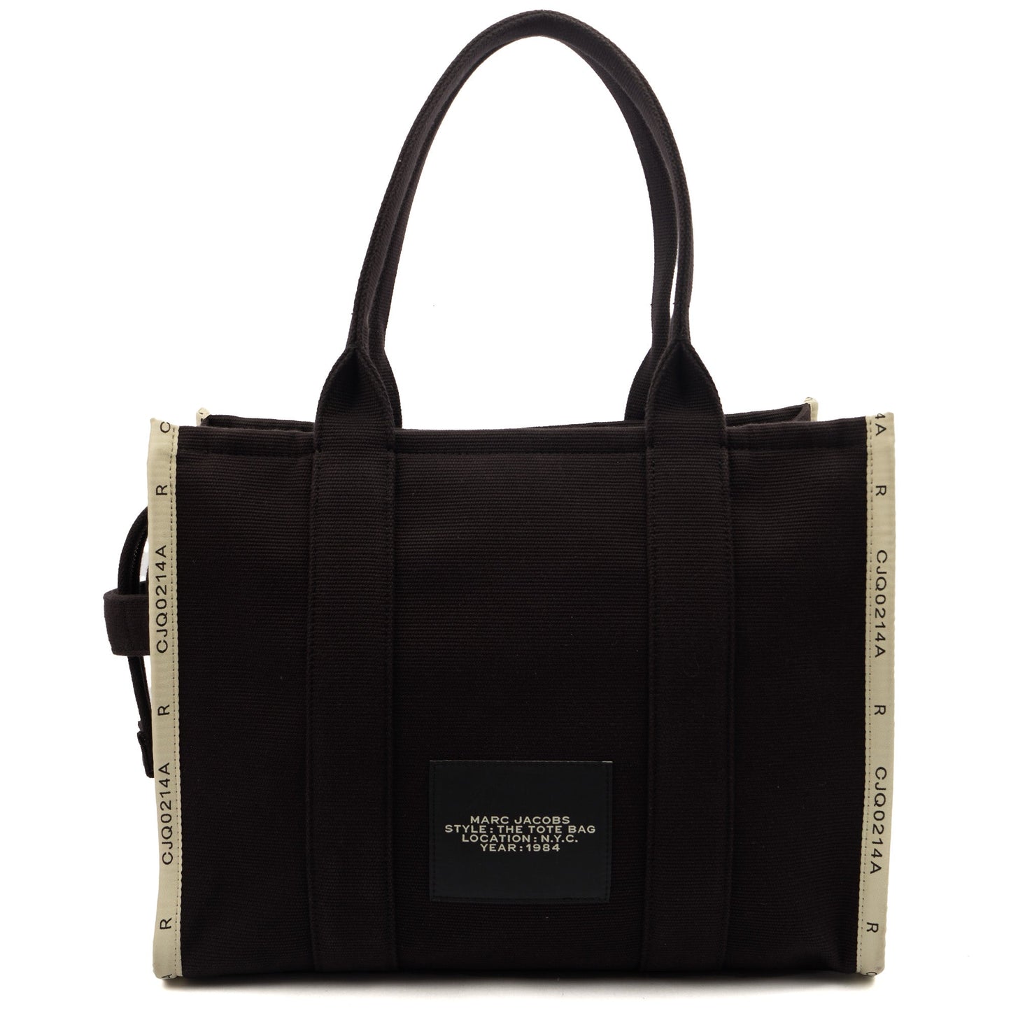 Marc Jacobs Tote The Tote Bag in Black, Fabric — Top View