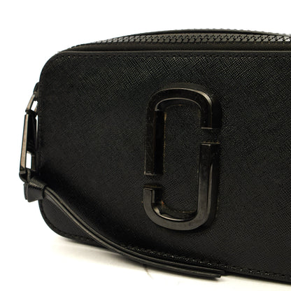 Marc Jacobs Cross Body Snapshot in Black, Leather — Lifestyle View