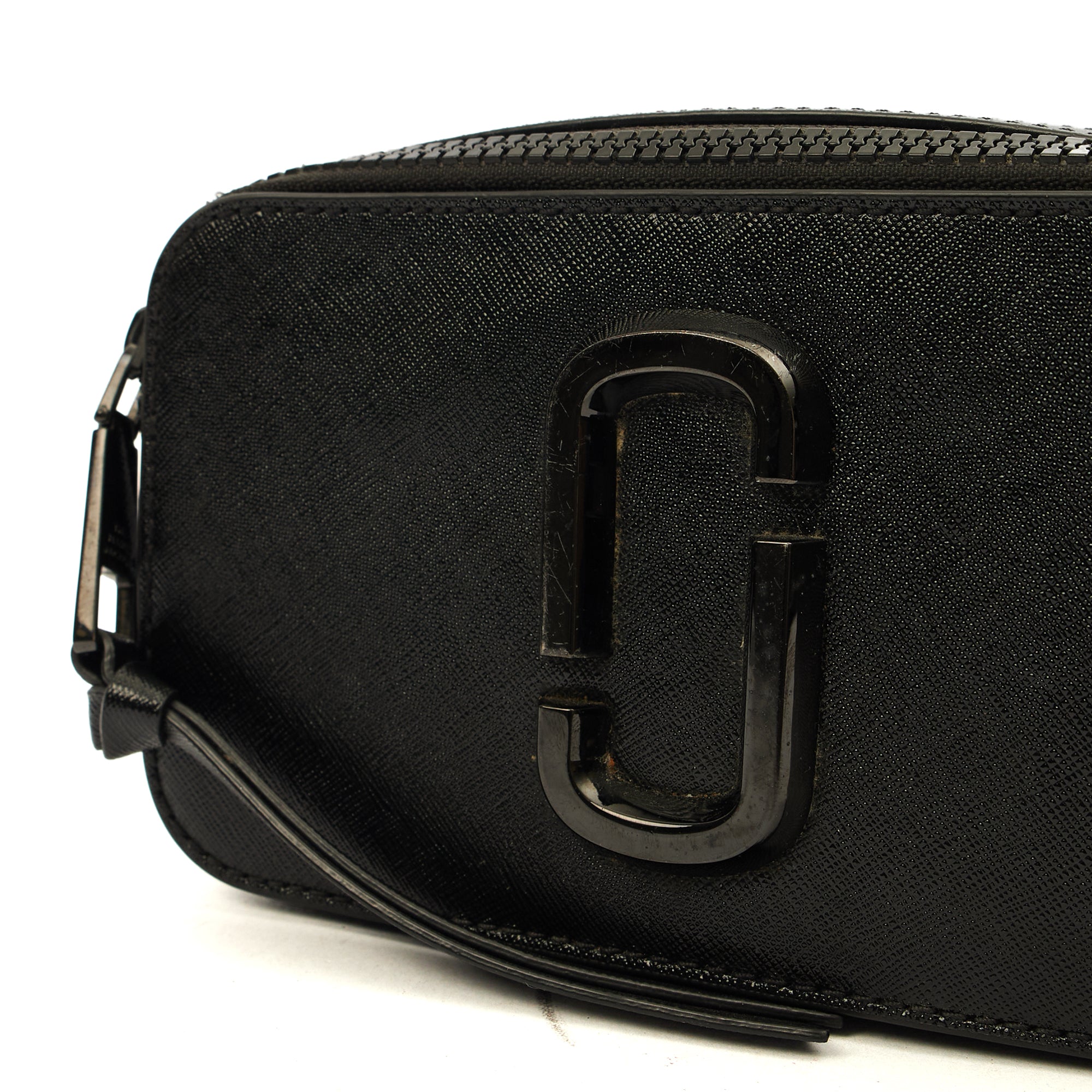 Marc Jacobs Cross Body Snapshot in Black, Leather — Alternate View 13