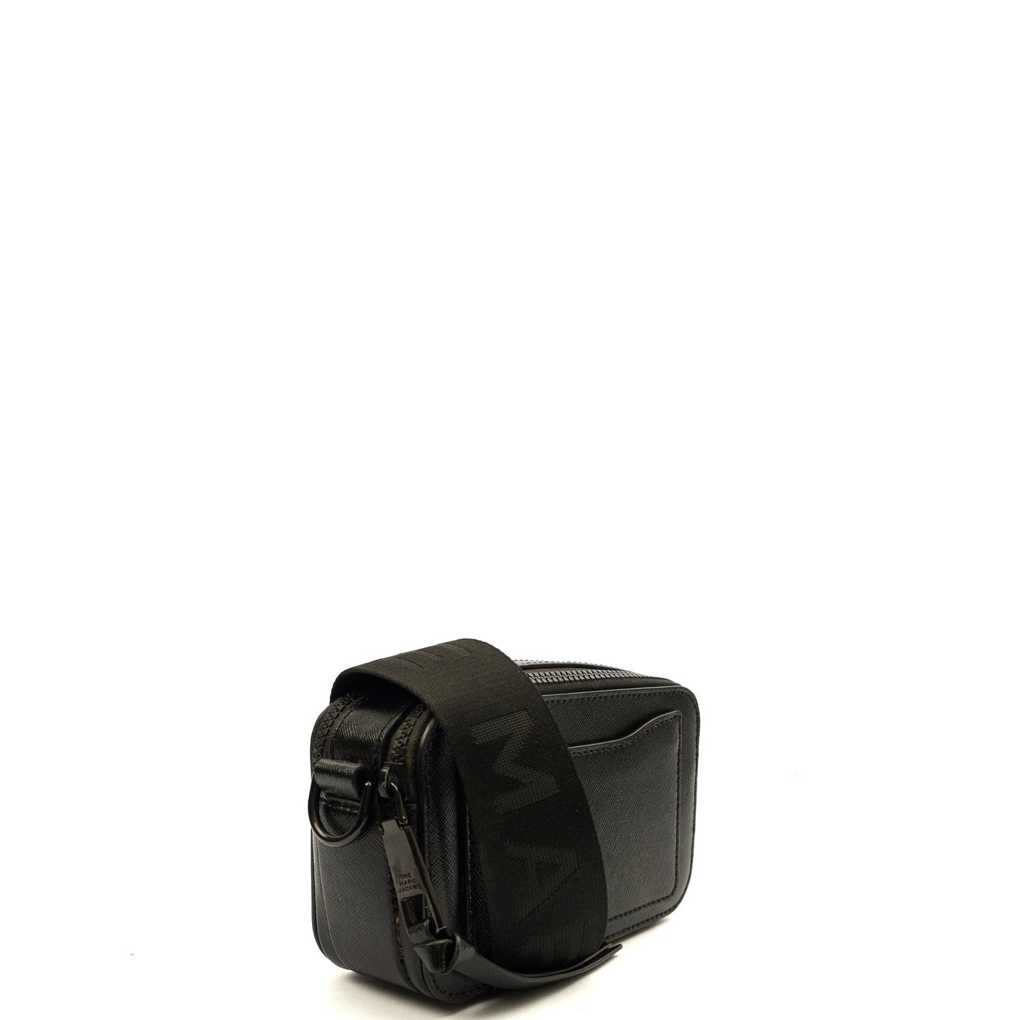 Marc Jacobs Cross Body Snapshot in Black, Leather — Side View