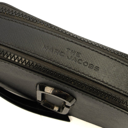 Marc Jacobs Cross Body Snapshot in Black, Leather — Detail View