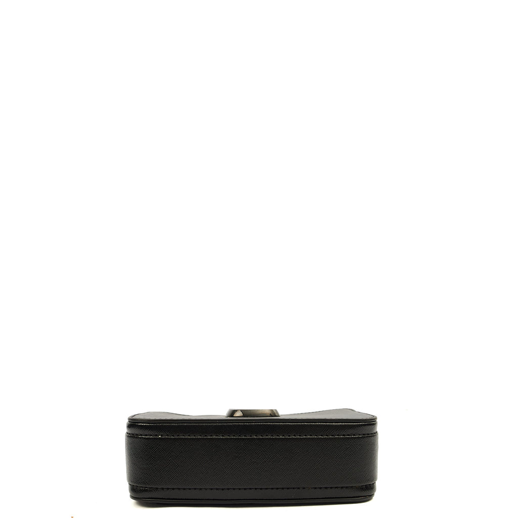 Marc Jacobs Cross Body Snapshot in Black, Leather — Top View