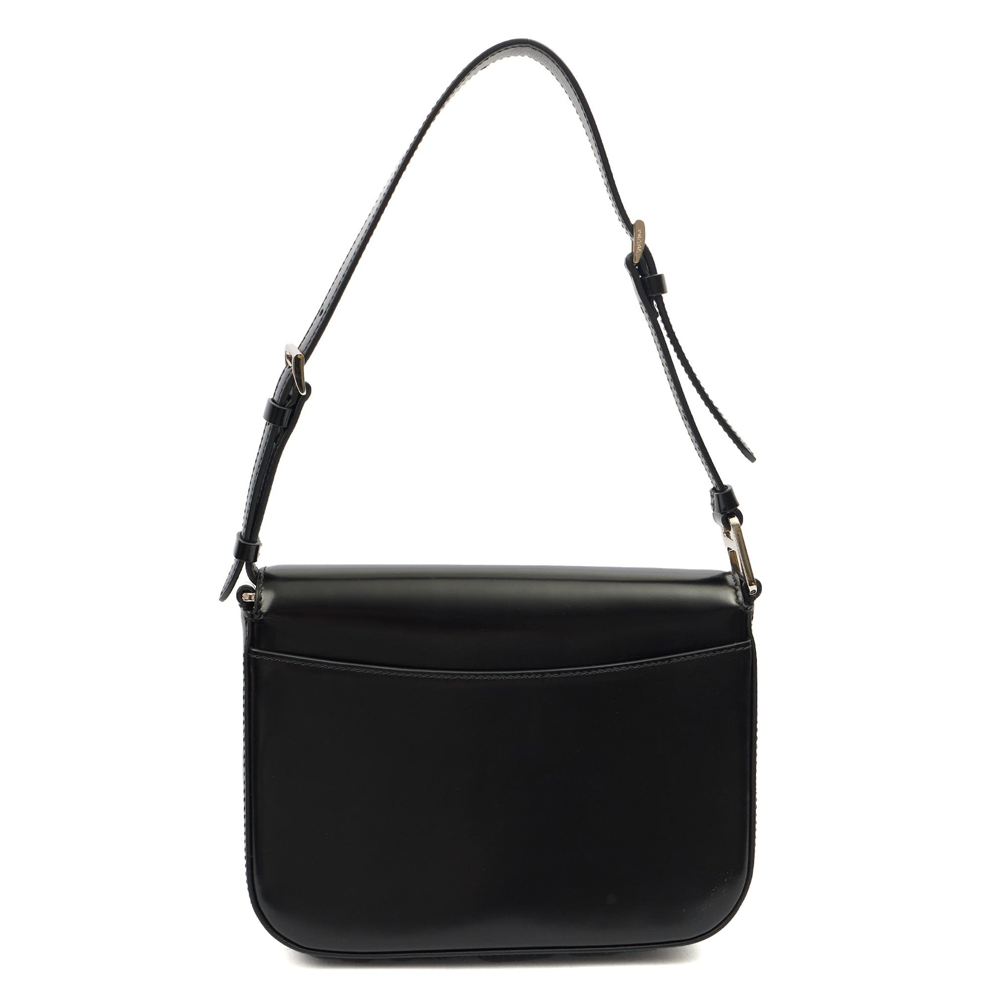 Prada Shoulder Bag Shoulder Bag in Black, Patent Leather — Alternate View 11