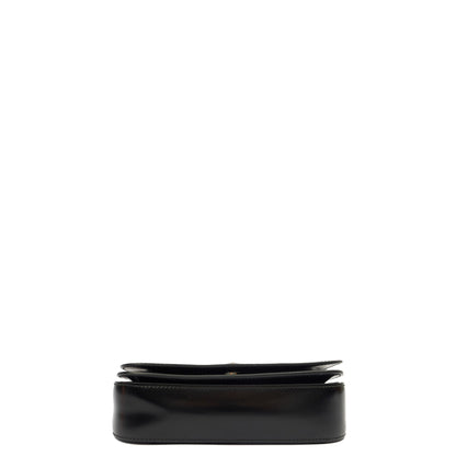 Prada Shoulder Bag Shoulder Bag in Black, Patent Leather — Detail View