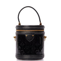 Louis Vuitton Cross Body Cannes in Black, Vernis — Front View