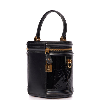 Louis Vuitton Cross Body Cannes in Black, Vernis — Side View