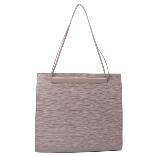 Louis Vuitton Shoulder Bag Saint Tropez in Grey, Epi Leather — Front View