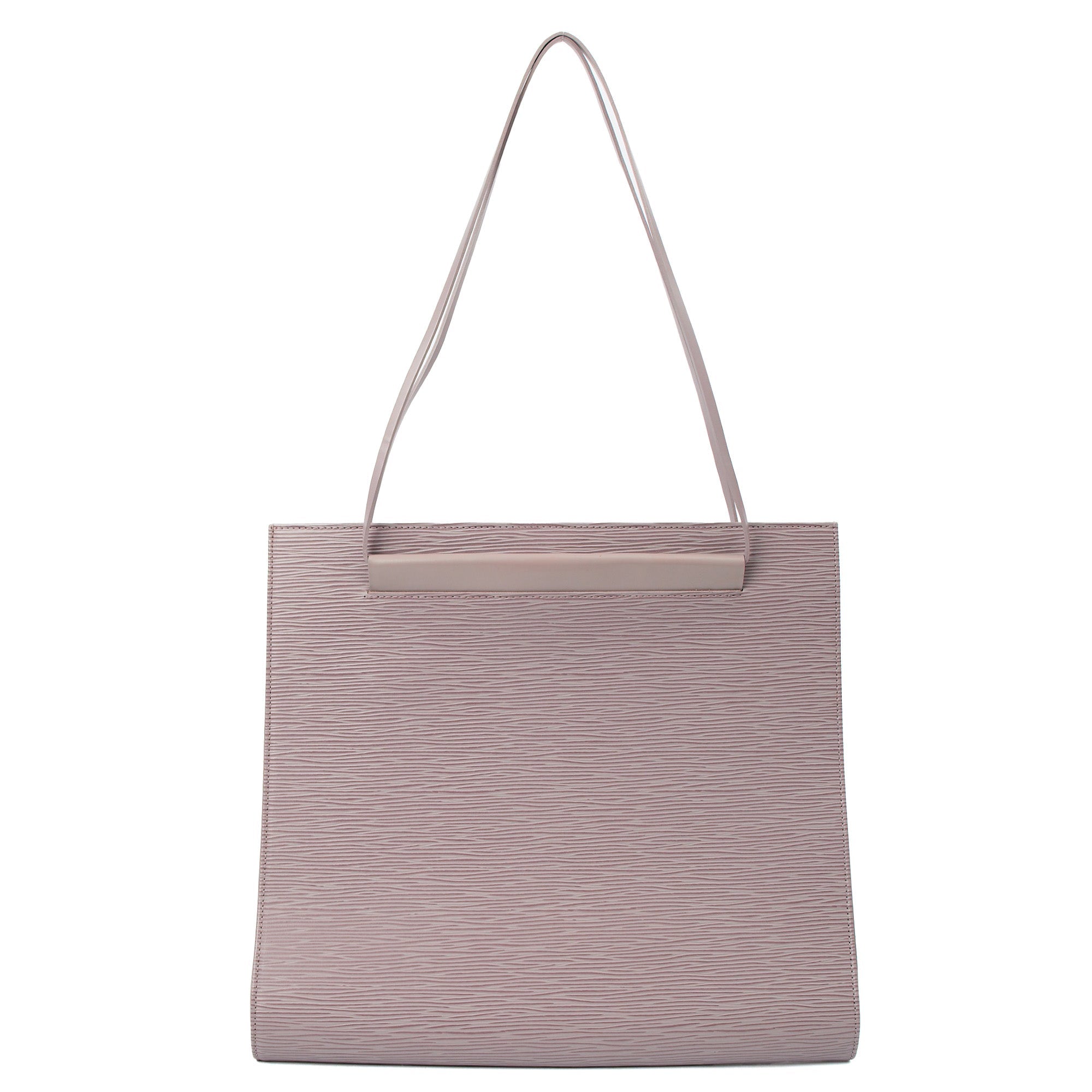 Louis Vuitton Shoulder Bag Saint Tropez in Grey, Epi Leather — Top View