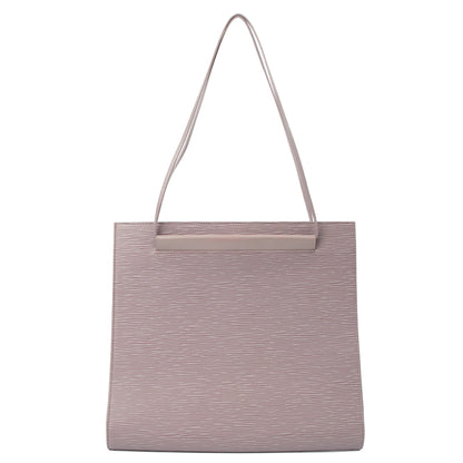 Louis Vuitton Shoulder Bag Saint Tropez in Grey, Epi Leather — Top View