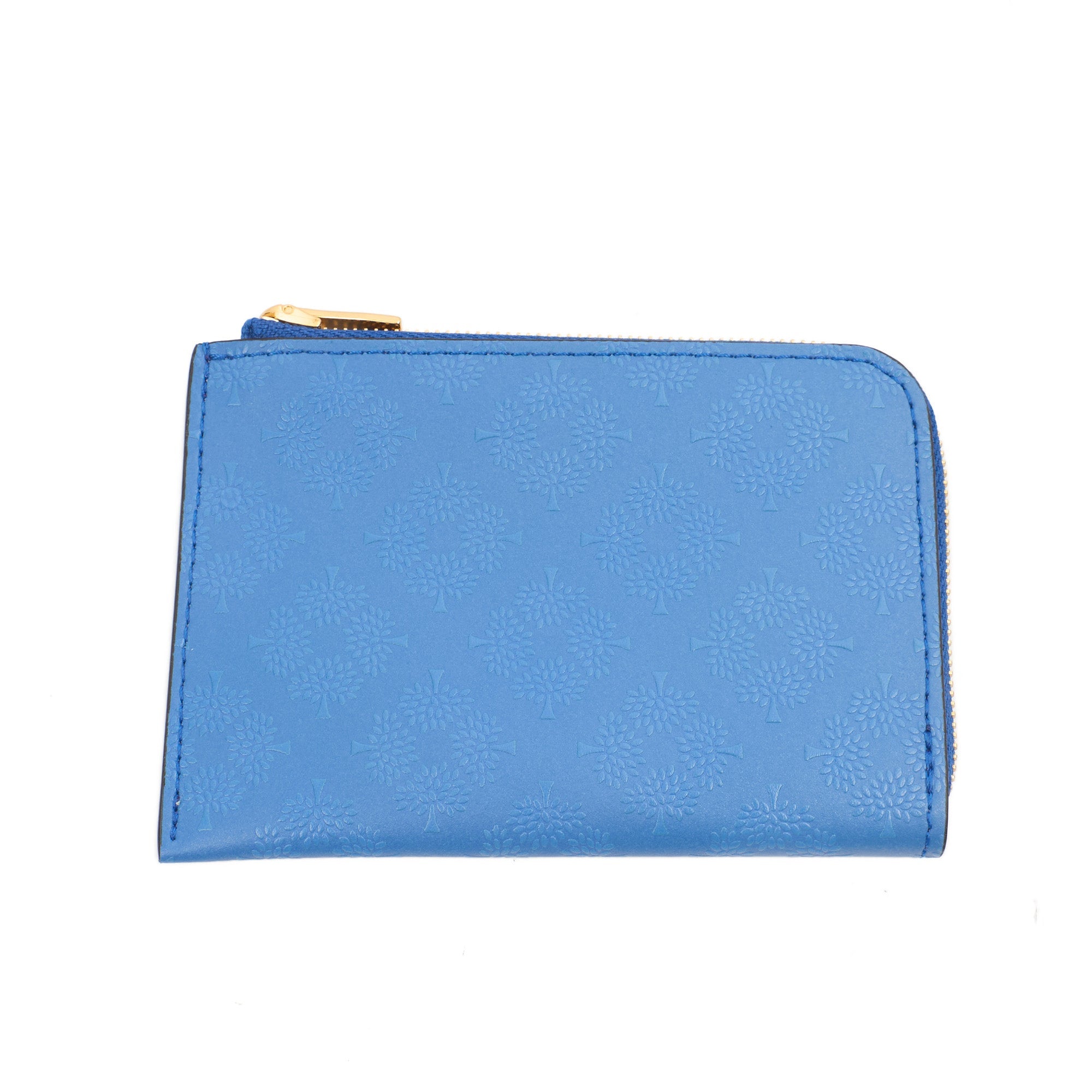 Mulberry Purse Wallet in Porcelain Blue, Leather — Lifestyle View
