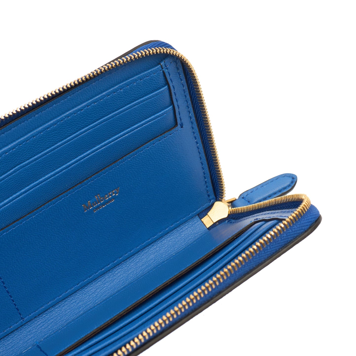 Mulberry Purse Wallet in Porcelain Blue, Leather — Alternate View 7