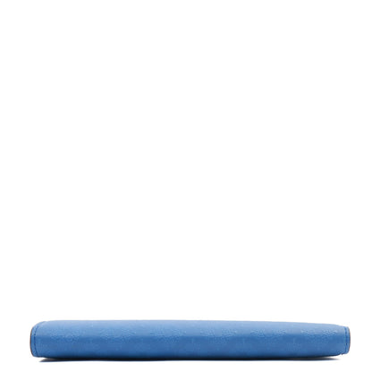 Mulberry Purse Wallet in Porcelain Blue, Leather — Detail View