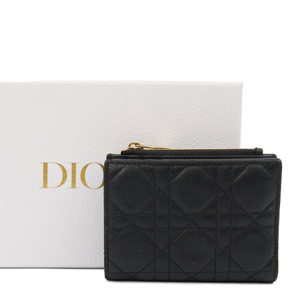 Christian Dior Purse Lady Dior Wallet in Black, Leather — Alternate View 13