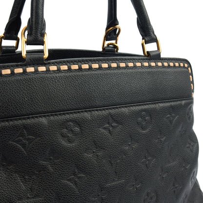 Louis Vuitton Tote Vosges in Black, Empreinte Leather — Lifestyle View