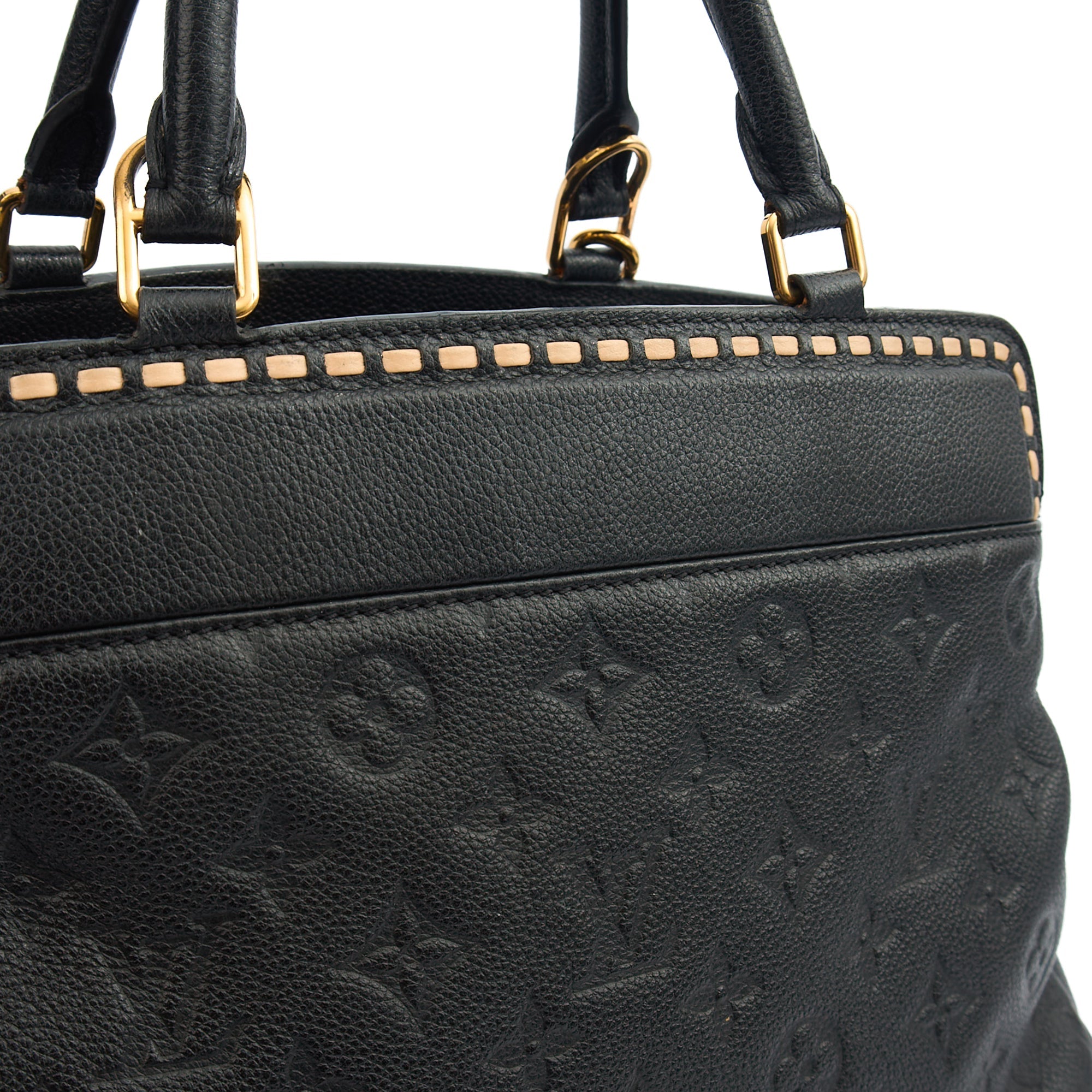 Louis Vuitton Tote Vosges in Black, Empreinte Leather — Alternate View 12