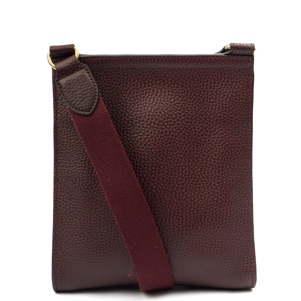 Mulberry Cross Body Antony - Small in Oxblood, Calfskin Leather — Top View