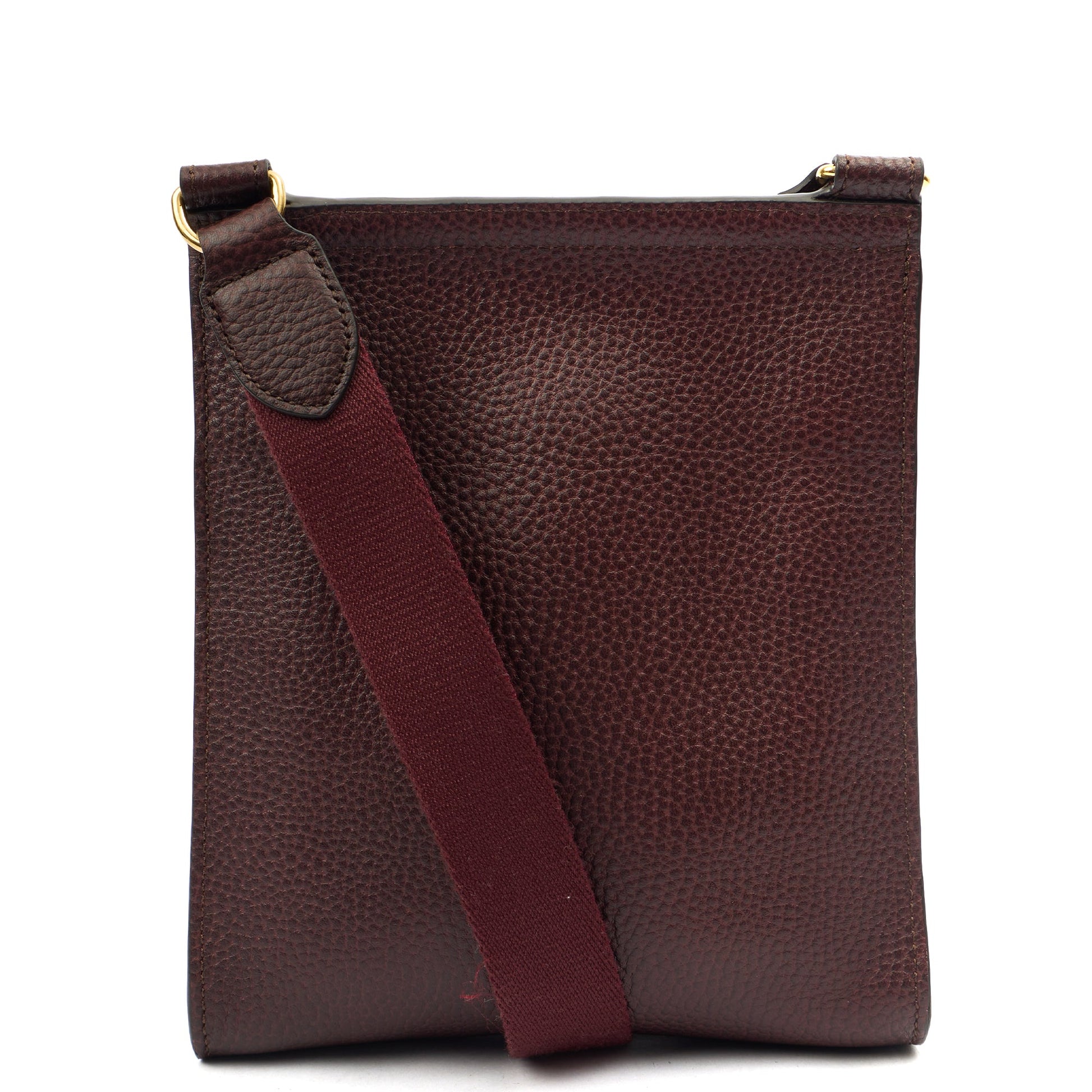 Mulberry Cross Body Antony - Small in Oxblood, Calfskin Leather — Top View