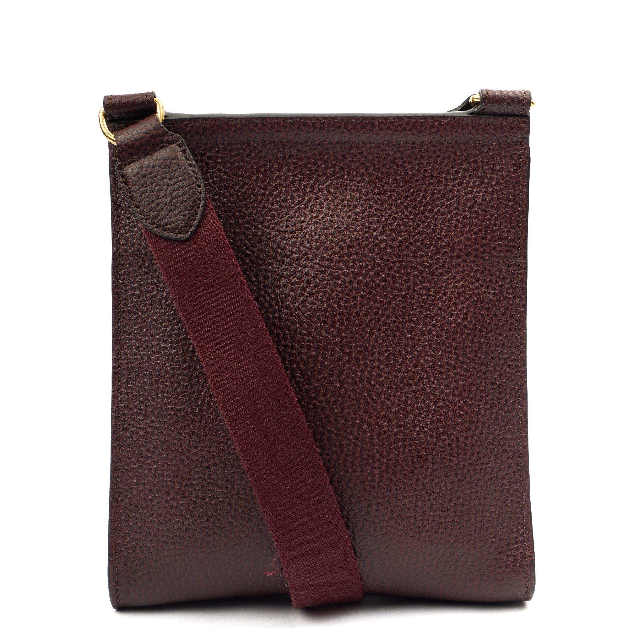 Mulberry Cross Body Antony - Small in Oxblood, Calfskin Leather — Top View