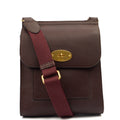 Mulberry Cross Body Antony - Small in Oxblood, Calfskin Leather — Front View