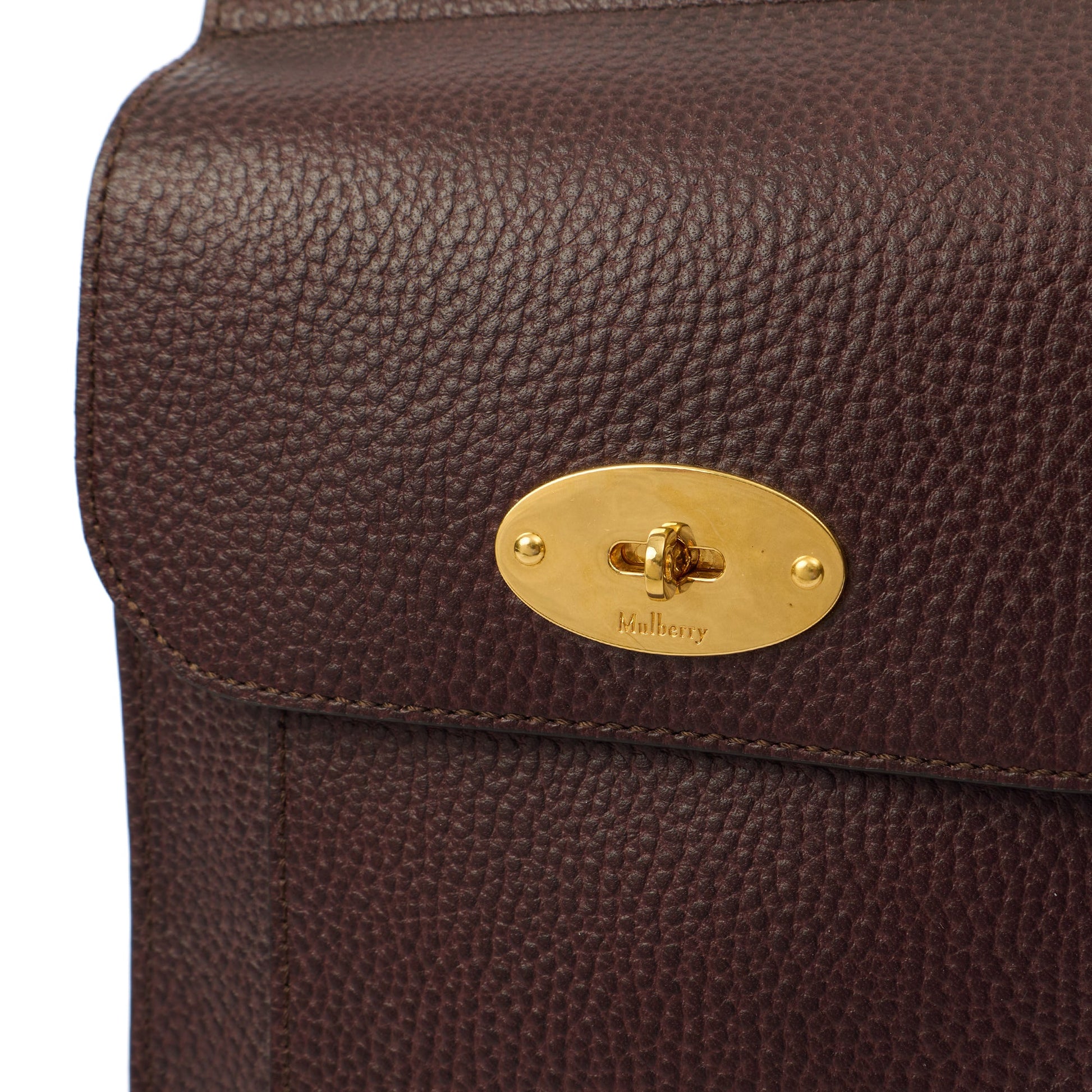 Mulberry Cross Body Antony - Small in Oxblood, Calfskin Leather — Side View