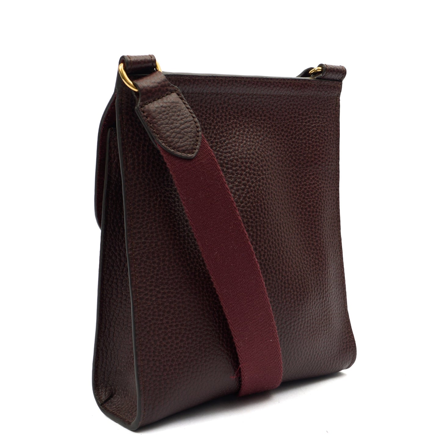 Mulberry Cross Body Antony - Small in Oxblood, Calfskin Leather — Back View