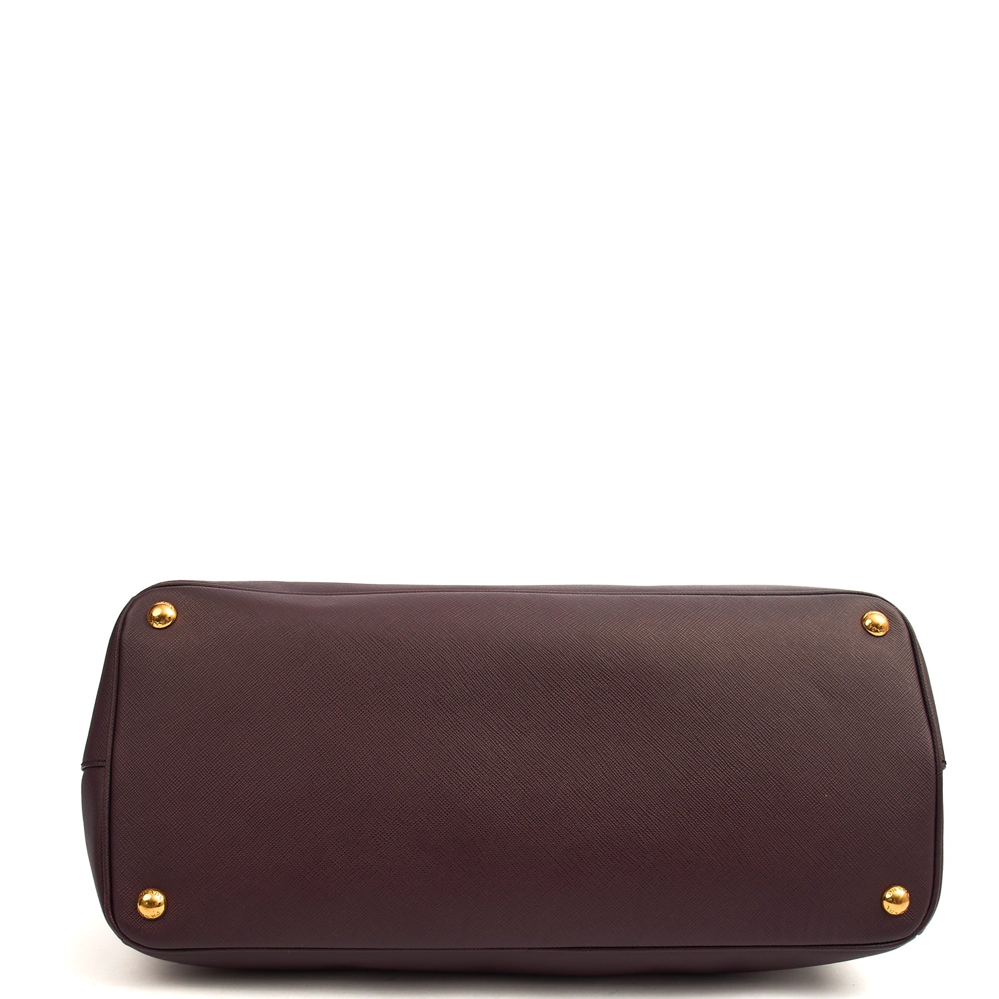 Prada Tote Galleria - Medium Double Zip Tote in Cognac, Saffiano Leather — Alternate View 10