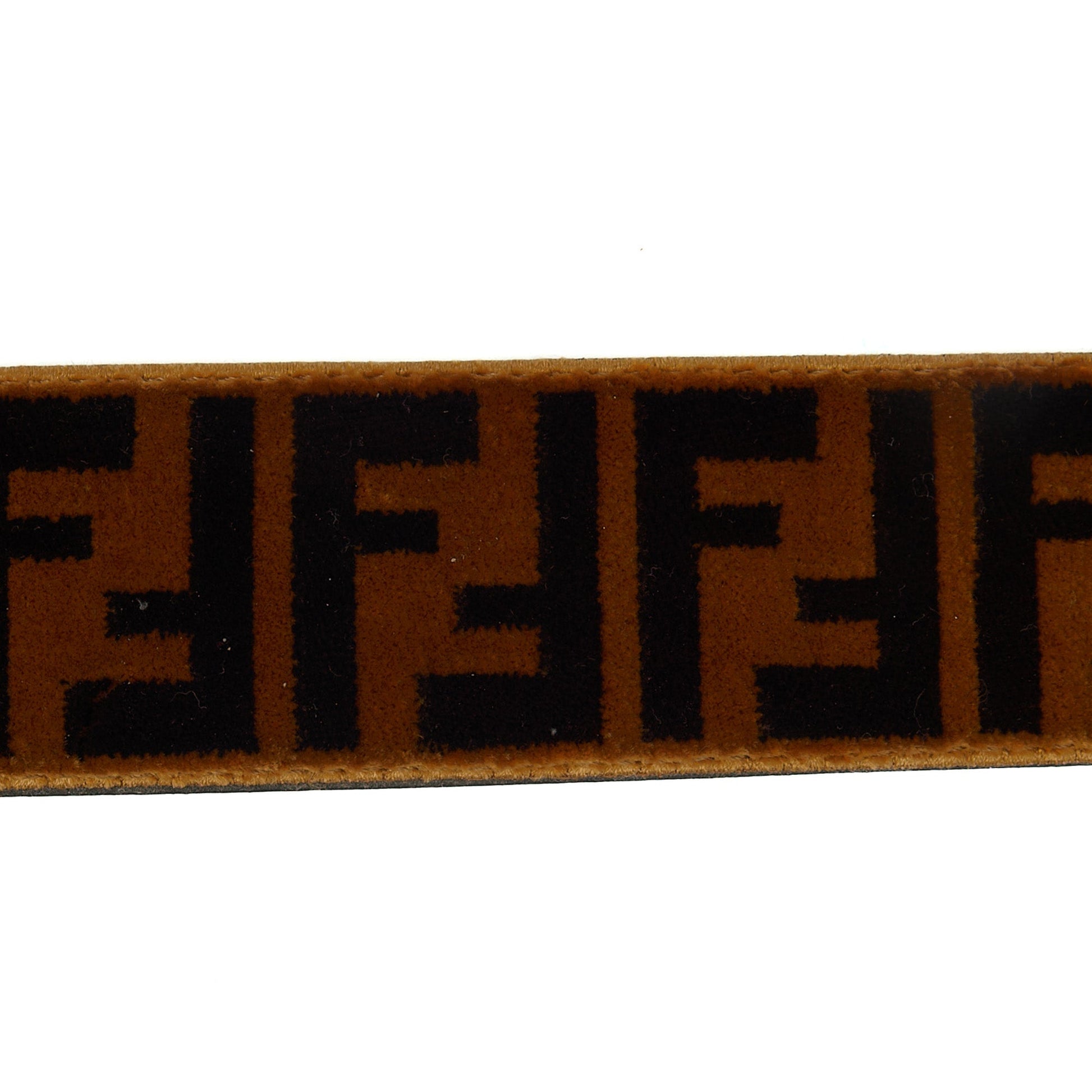 Fendi Other Shoulder Strap in Zucca FF, Fabric — Side View