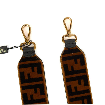 Fendi Other Shoulder Strap in Zucca FF, Fabric — Top View